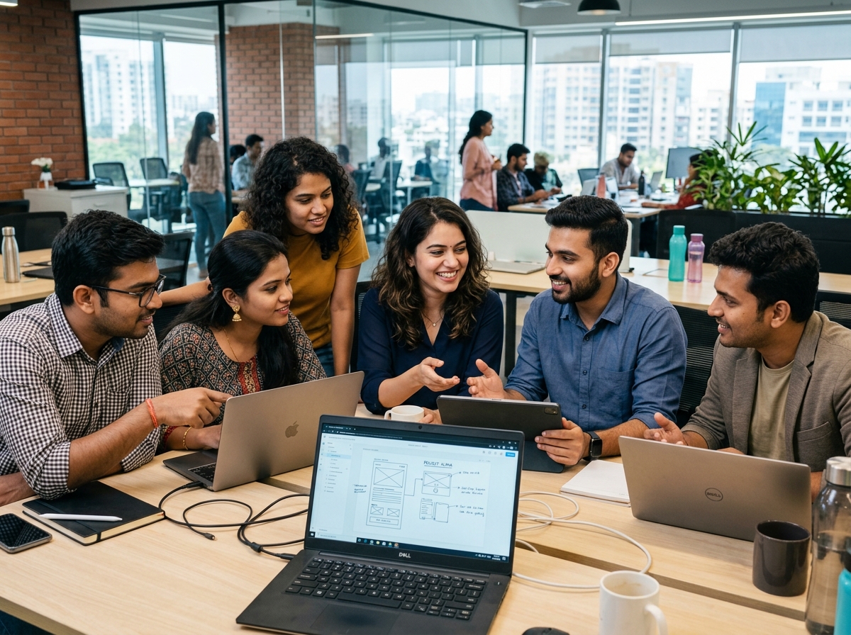 Susen Tech Software Engineers Collaborating